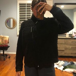 black teddy bear jacket